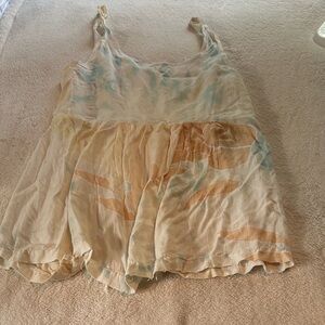 Women's Multicolor Sleeveless Top